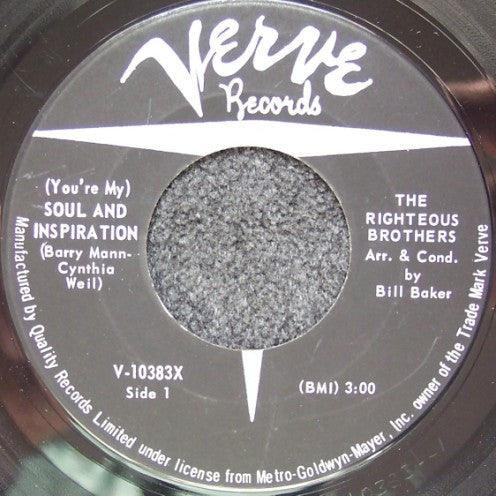 The Righteous Brothers - (You're My) Soul And Inspiration / B Side Blues 1966 - Quarantunes
