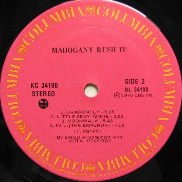 Mahogany Rush - Mahogany Rush IV