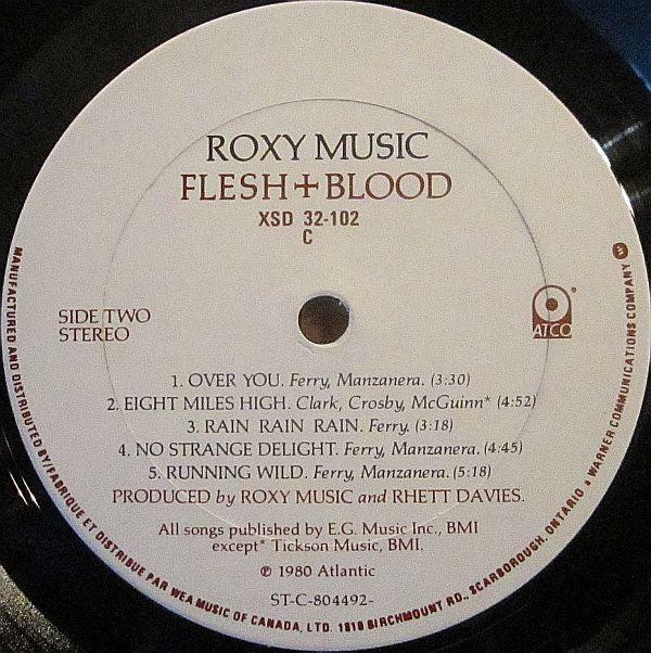 Roxy Music - Flesh + Blood - Quarantunes