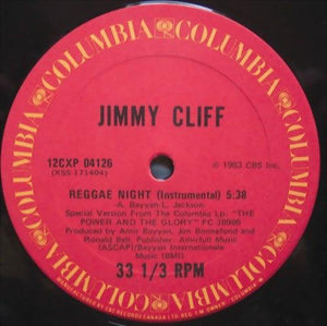 Jimmy Cliff - Reggae Night (12") 1983 - Quarantunes