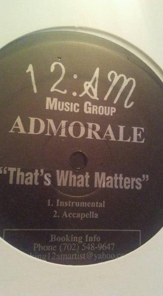 Admorale - That's What Matters - Quarantunes