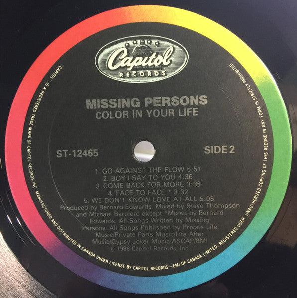 Missing Persons - Color In Your Life 1986 - Quarantunes