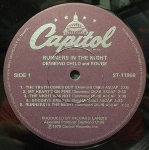 Desmond Child And Rouge - Runners In The Night 1979 - Quarantunes