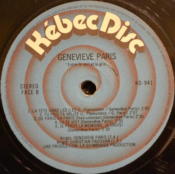 Geneviève Paris - Entre Le Vert Et Le Gris... 1978 - Quarantunes