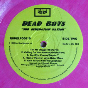 Dead Boys - 3rd Generation Nation 1999 - Quarantunes