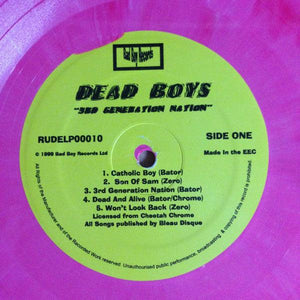 Dead Boys - 3rd Generation Nation 1999 - Quarantunes