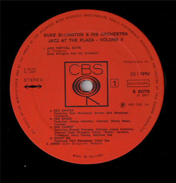 Duke Ellington And His Orchestra - Jazz At The Plaza Vol. II