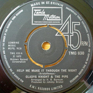 Gladys Knight And The Pips - Help Me Make It Through The Night 1972 - Quarantunes