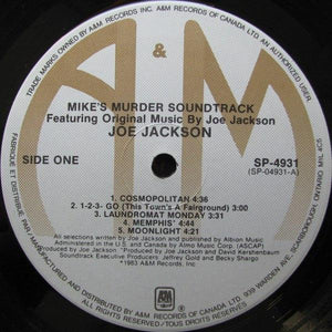 Joe Jackson - Mike's Murder - The Motion Picture Soundtrack - 1983 - Quarantunes