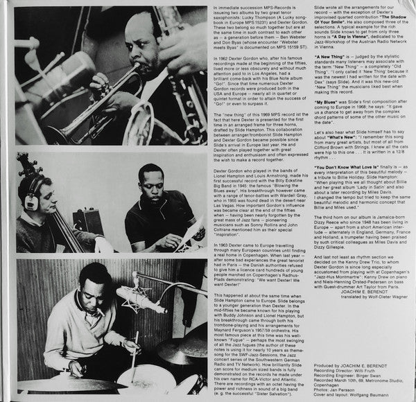 Dexter Gordon - A Day In Copenhagen