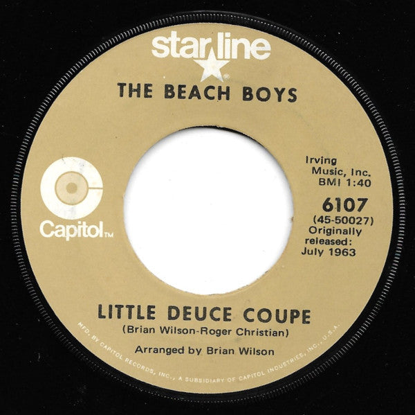 The Beach Boys - Surfer Girl / Little Deuce Coupe