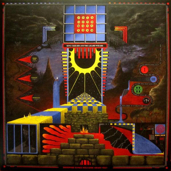 King Gizzard And The Lizard Wizard - Polygondwanaland (4-way color, used) 2018 - Quarantunes
