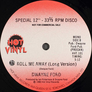 Dwayne Ford - Roll Me Away (Long Version) - Quarantunes