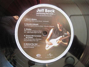 Jeff Beck - Jeff Beck Performing This Week...Live At Ronnie Scott's (3 x LP) 2015 - Quarantunes