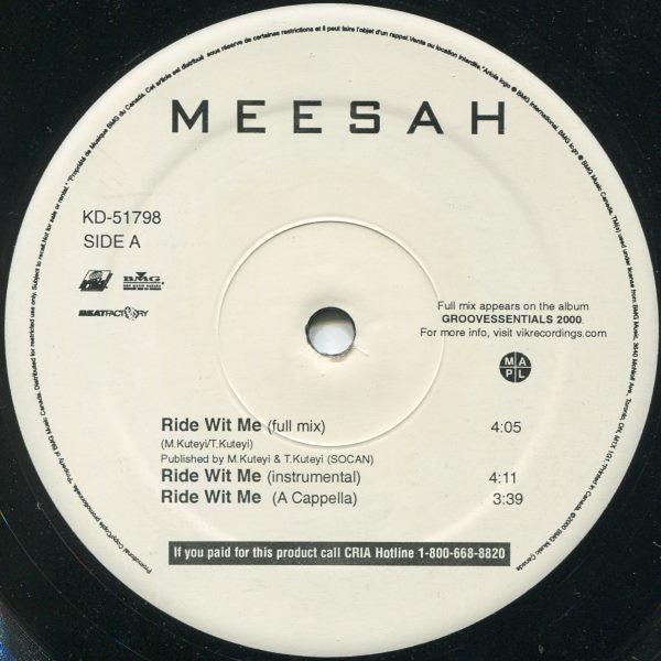 Meesah - Ride Wit Me 2000 - Quarantunes