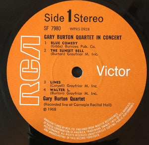 Gary Burton Quartet - Gary Burton Quartet In Concert - 1968 - Quarantunes