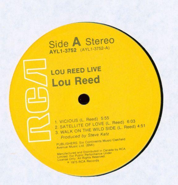 Lou Reed - Lou Reed Live - Quarantunes