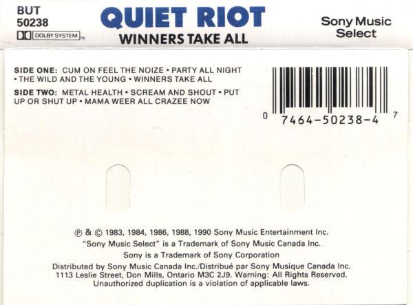 Quiet Riot - Winners Take All - Quarantunes