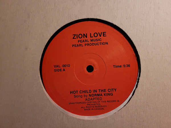 Norma King - Hot Child In The City / Love Me, Squeeze Me Tonight