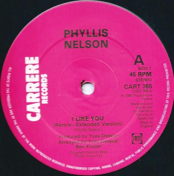 Phyllis Nelson - I Like You - Quarantunes