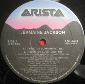 Jermaine Jackson - I Think It's Love - 1986 - Quarantunes