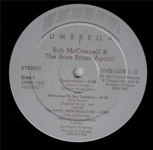 Rob McConnell & The Boss Brass - Again! - 1978 - Quarantunes
