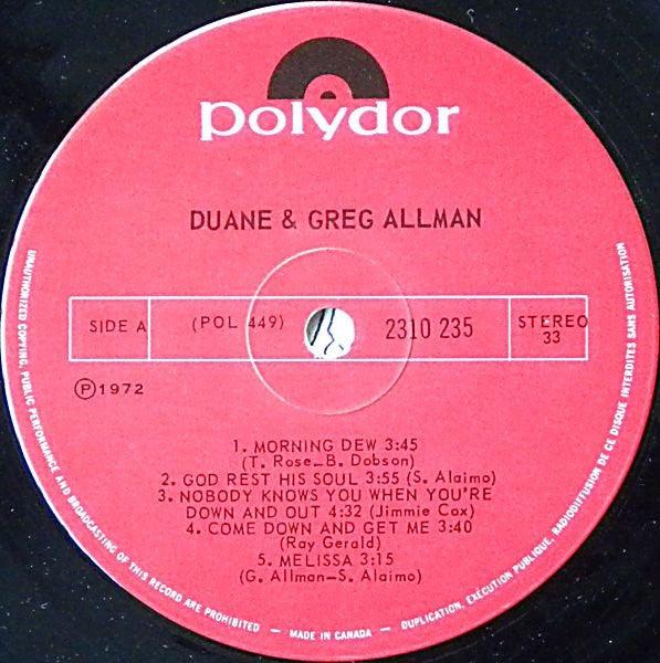 Duane & Greg Allman - Duane & Greg Allman - 1972 - Quarantunes