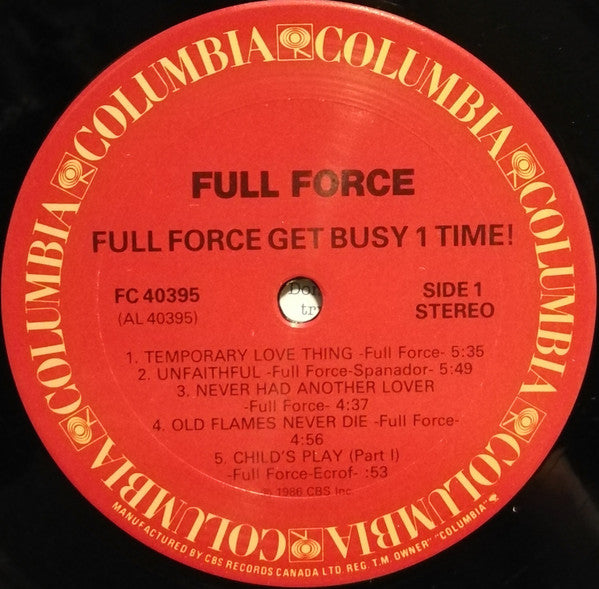 Full Force - Full Force Get Busy 1 Time