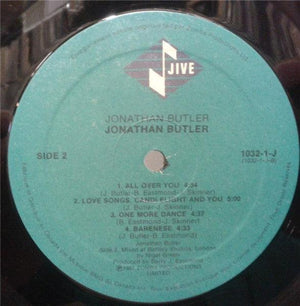 Jonathan Butler - Jonathan Butler (2 x LP, Minty) 1987 - Quarantunes