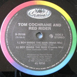 Tom Cochrane|Red Rider - And Boy Inside The Man (12") 1986 - Quarantunes