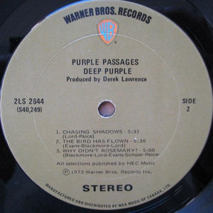 Deep Purple - Purple Passages 1972 - Quarantunes