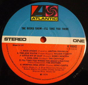 Various - The 2nd Rosko Show - I'll Take You There 1974 - Quarantunes