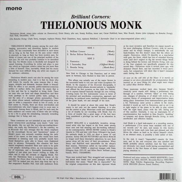 Thelonious Monk - Brilliant Corners - Quarantunes