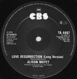 Alison Moyet - Love Resurrection - 1984 - Quarantunes