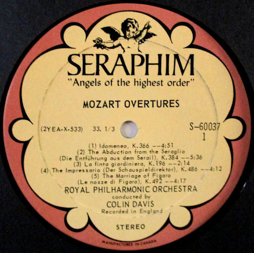 Sir Colin Davis - Mozart: Nine Overtures