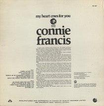 Connie Francis - My Heart Cries For You - 1967 - Quarantunes