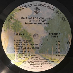 Little Feat - Waiting For Columbus (2 x lp) 1978 - Quarantunes