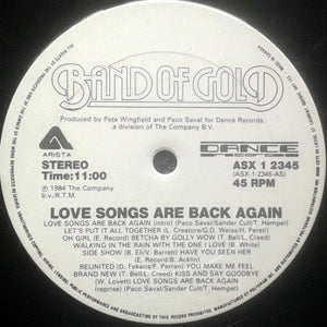 Band Of Gold - Love Songs Are Back Again - 1984 - Quarantunes