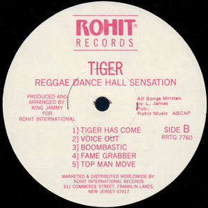 Tiger - Reggae Dance Hall Sensation