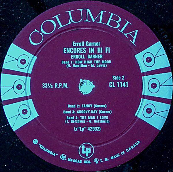 Erroll Garner - Encores In Hi Fi - 1958 - Quarantunes