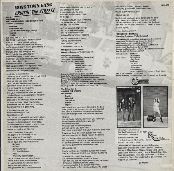 Boys Town Gang - Cruisin' The Streets 1981 - Quarantunes