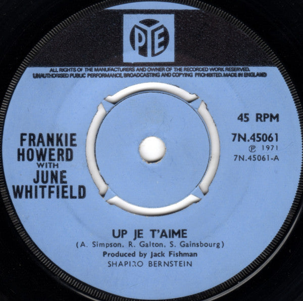 Frankie Howerd - Up Je T'Aime
