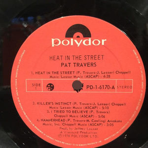 Pat Travers Band - Heat In The Street - 1978 - Quarantunes