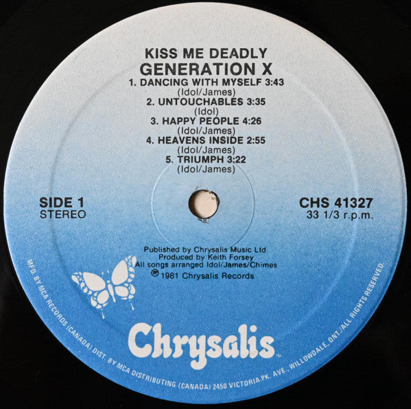 Generation X (4) - Kiss Me Deadly