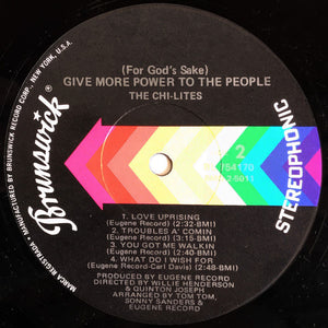 The Chi-Lites - (For God's Sake) Give More Power To The People