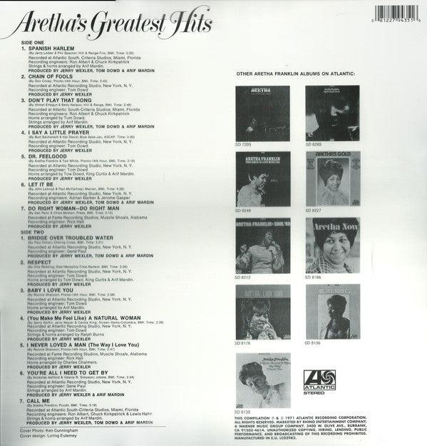 Aretha Franklin - Aretha's Greatest Hits - 2016 - Quarantunes