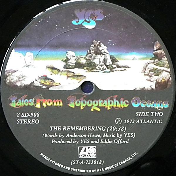 Yes - Tales From Topographic Oceans 1973 - Quarantunes