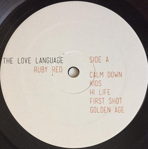 The Love Language - Ruby Red - Quarantunes