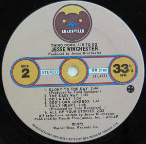Jesse Winchester - Third Down, 110 To Go 1972 - Quarantunes