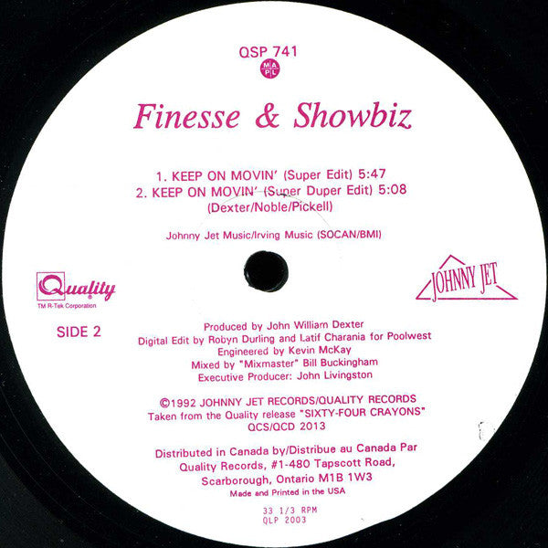 Finesse & Showbiz - Keep On Movin'